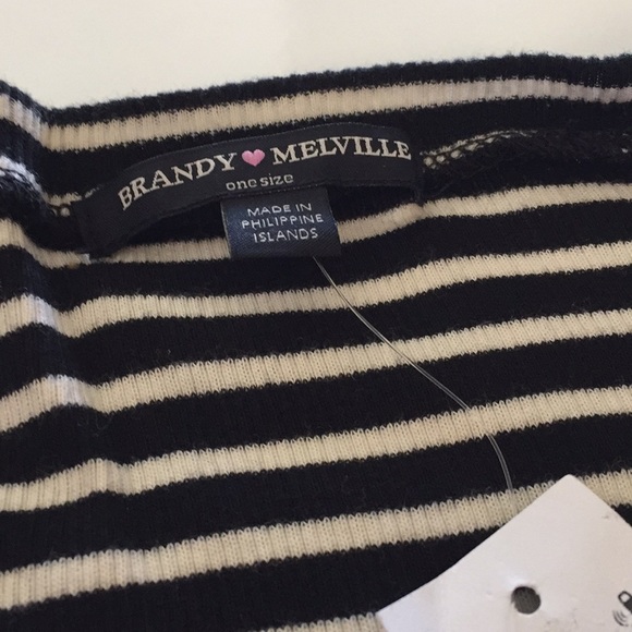 Brandy Melville Oversized stripe Top T-shirt dress oversized shirt - Picture 3 of 7